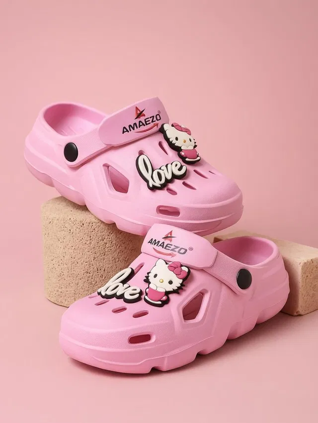 amaezo Boys & Girls Strap Clogs