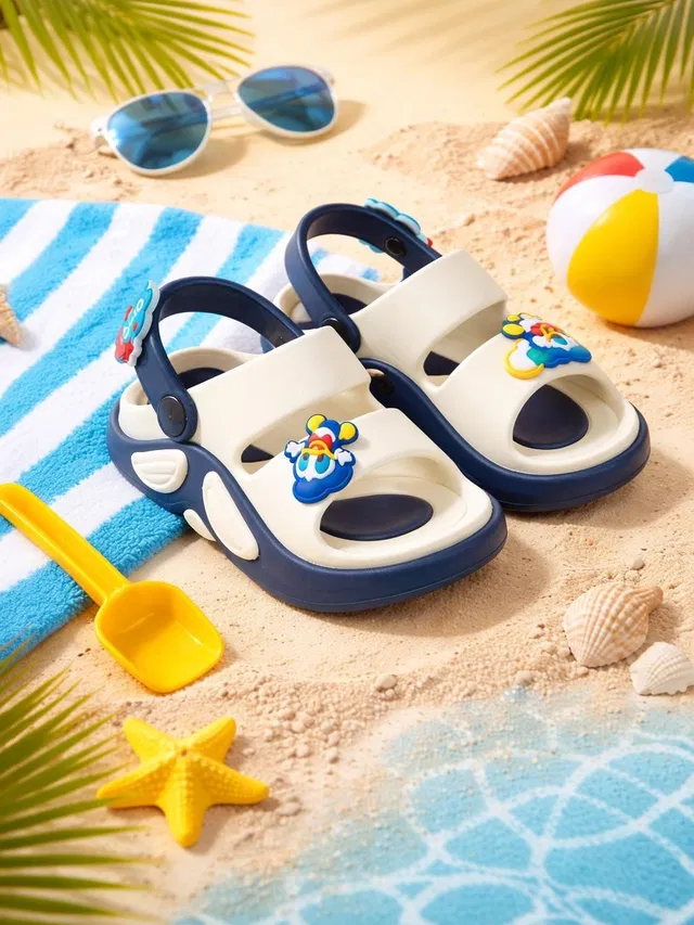 bachuaa Girls Slip-on Peep Toes