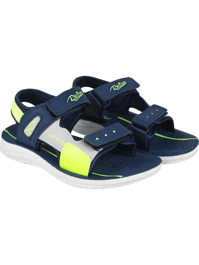 Pu-Pine Boys Velcro Sports Sandals