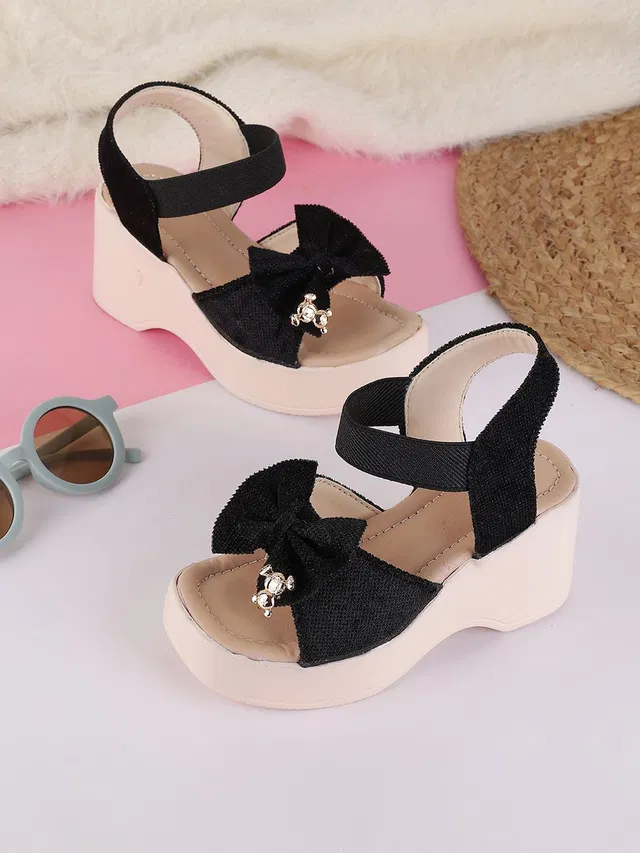 PASSION PETALS Girls Sling Back Strappy Sandals