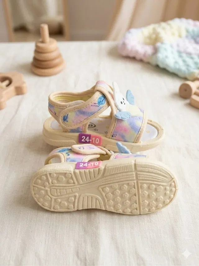 YASAA Boys & Girls Velcro Strappy Sandals