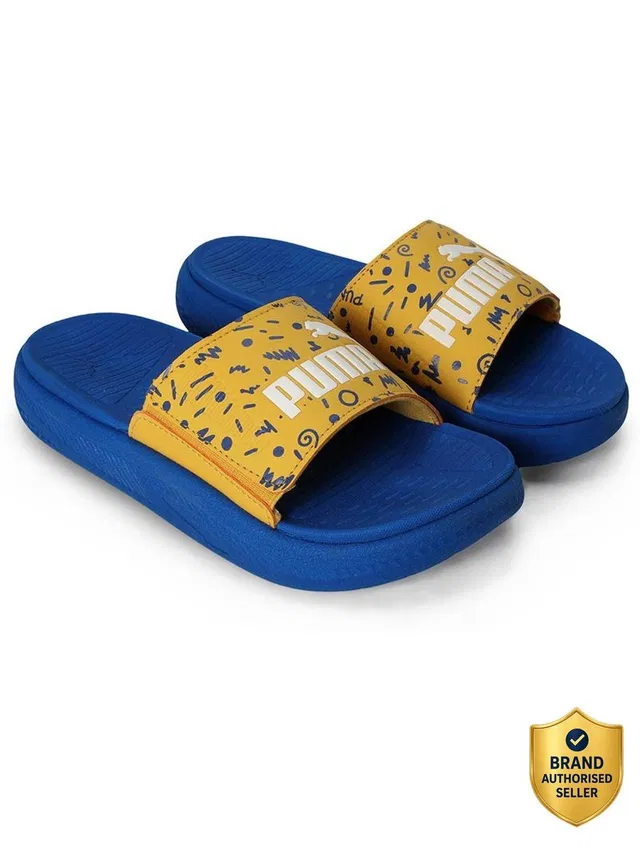 PUMA Boys & Girls Slip On Slipper Flip Flop
