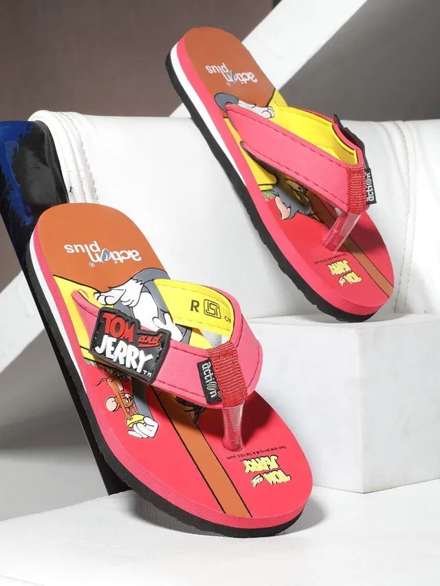 action Tom & Jerry Boys & Girls Slip On Slipper Flip Flop