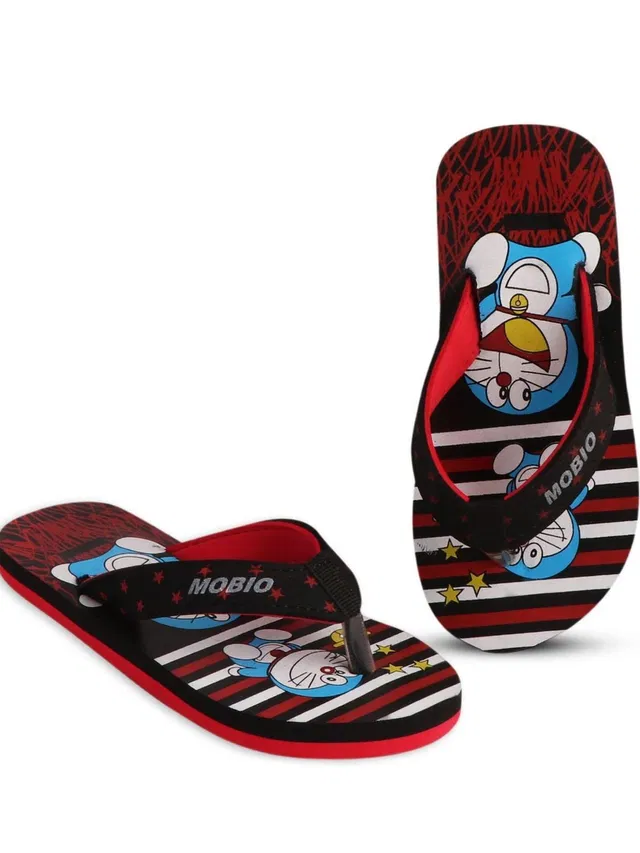 Mobio Doraemon Boys & Girls Slip On Slipper Flip Flop