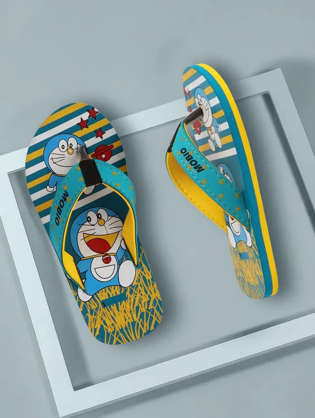 Mobio Doraemon Boys & Girls Slip On Slipper Flip Flop