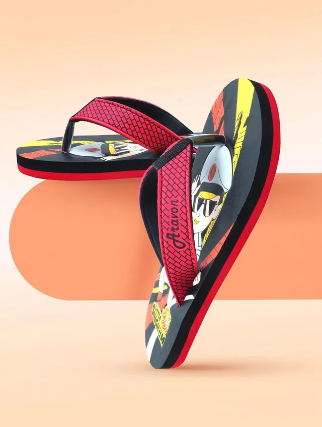 ARAVON Boys & Girls Slip On Slipper Flip Flop
