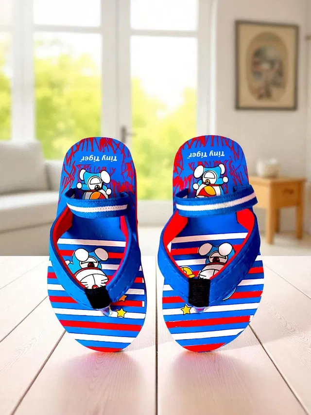 Tiny Tiger Doraemon Boys & Girls Slip On Slipper Flip Flop
