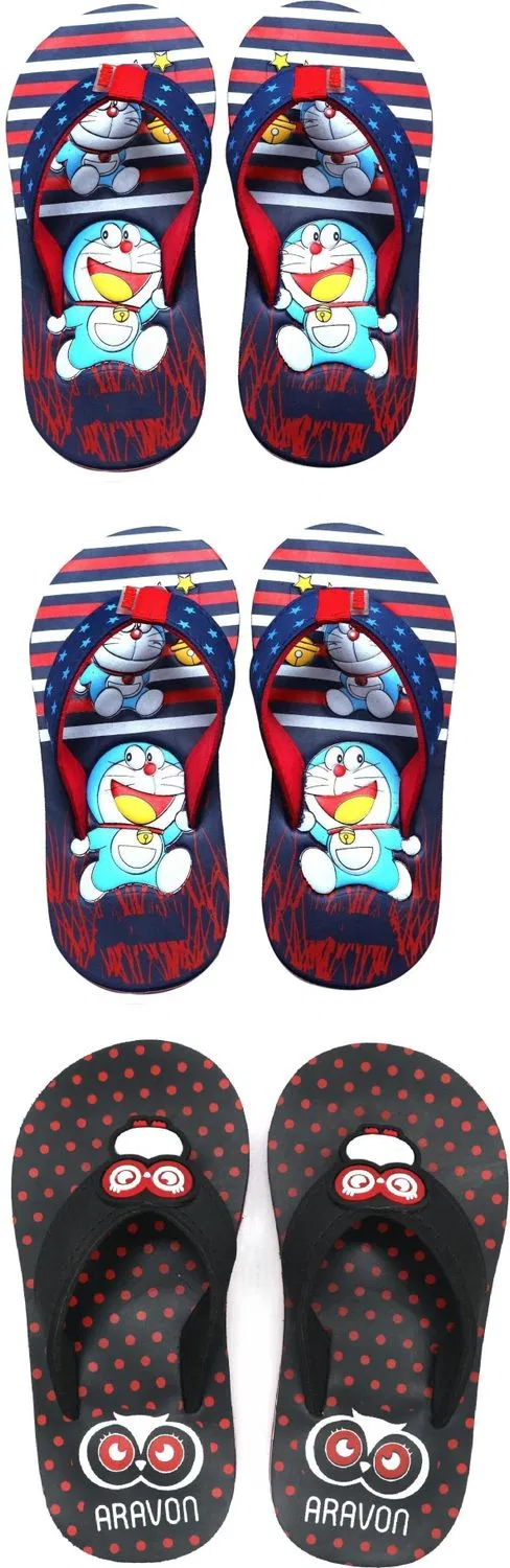 ARAVON Doraemon Boys & Girls Slip On Slipper Flip Flop