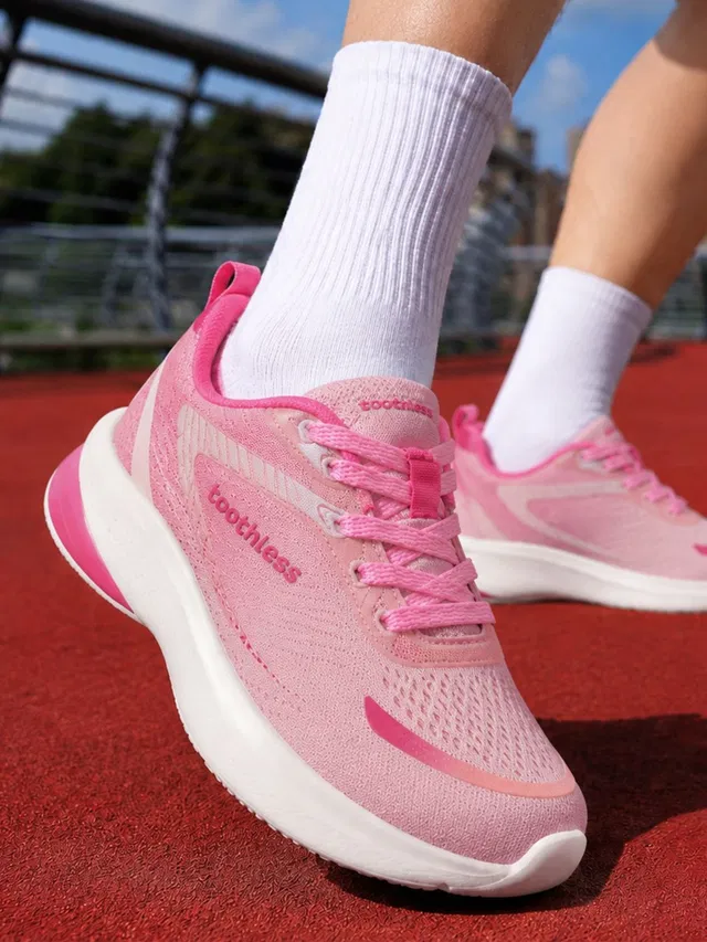 Toothless Girls Lace Running Shoes