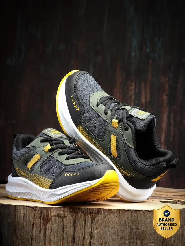 asian Boys Lace Running Shoes