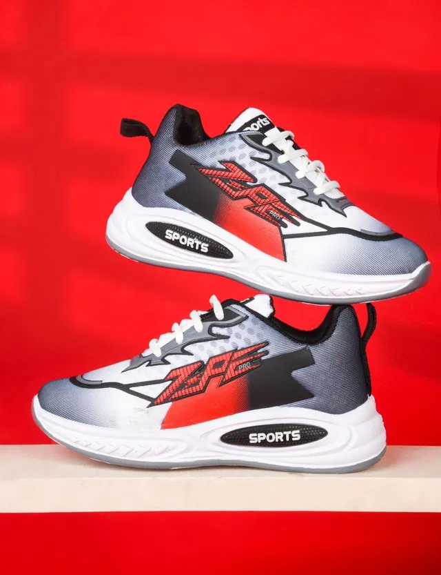 Crazyly Boys Lace Running Shoes