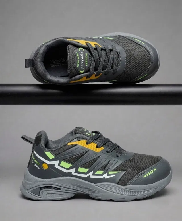 PARRY WALK Boys Lace Running Shoes