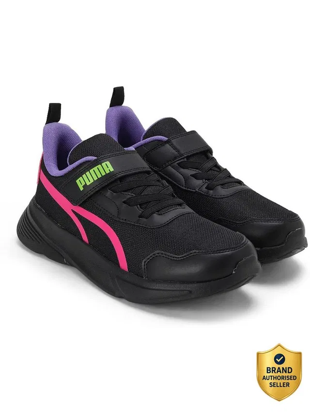 PUMA Alfarun Youth Boys & Girls Velcro Running Shoes