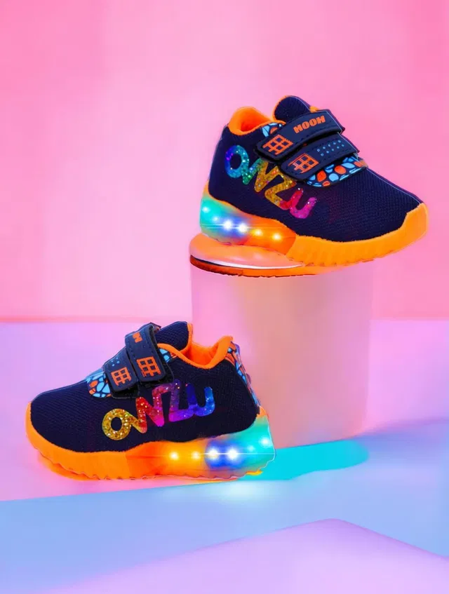HOOH - Now comfort in fashion Boys & Girls Velcro Running Shoes