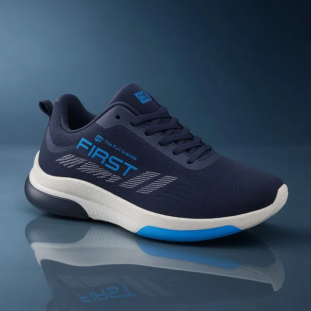 Tying Boys Lace Running Shoes