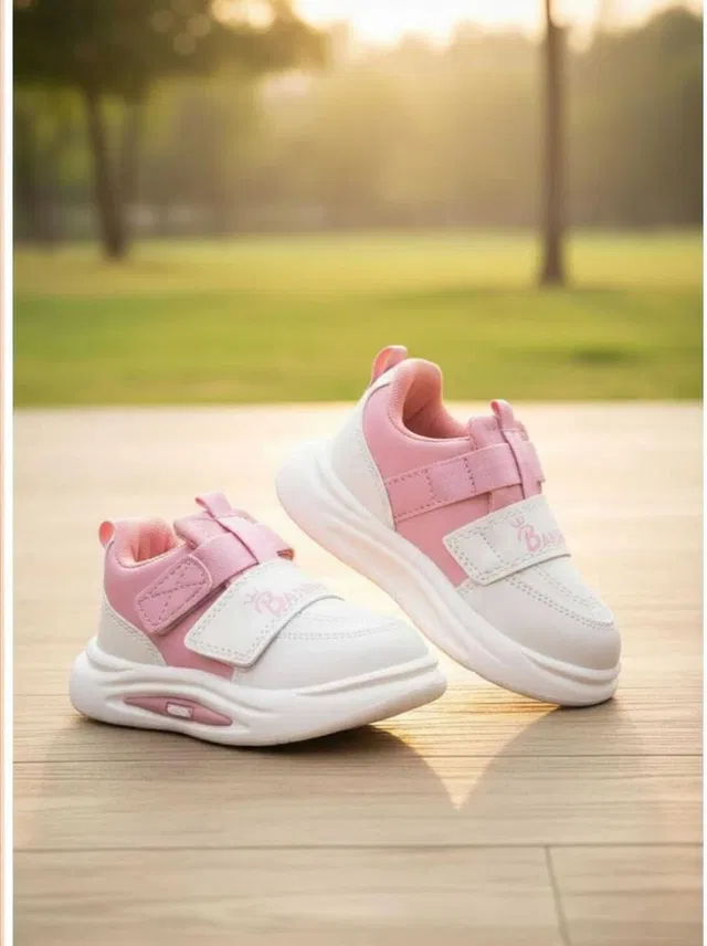 BINOS Boys & Girls Velcro Running Shoes