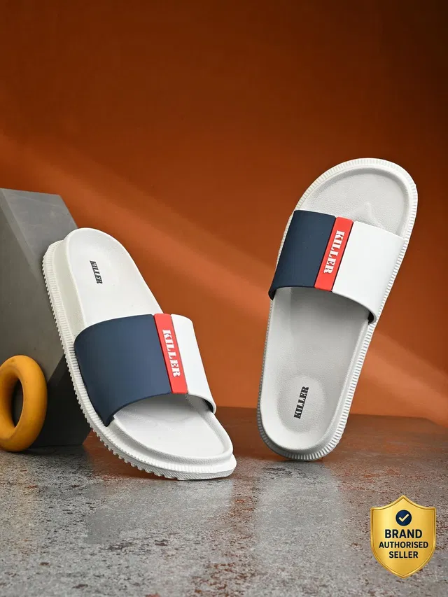 KILLER Men Soft Comfortable Chappal Casual Lightweight Slippers for Daily Wear Slides