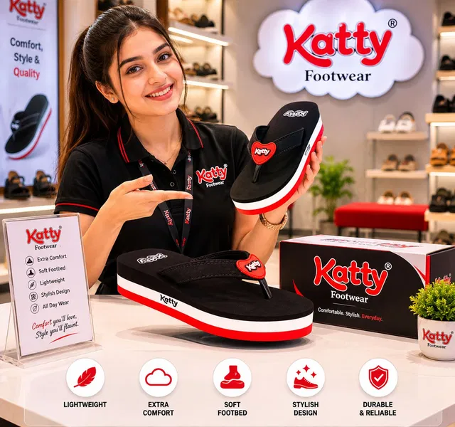 Katty Women Newly Launch Premium Trendy Colorful Comfortable Lightweight Stylish Antiskid Slippers