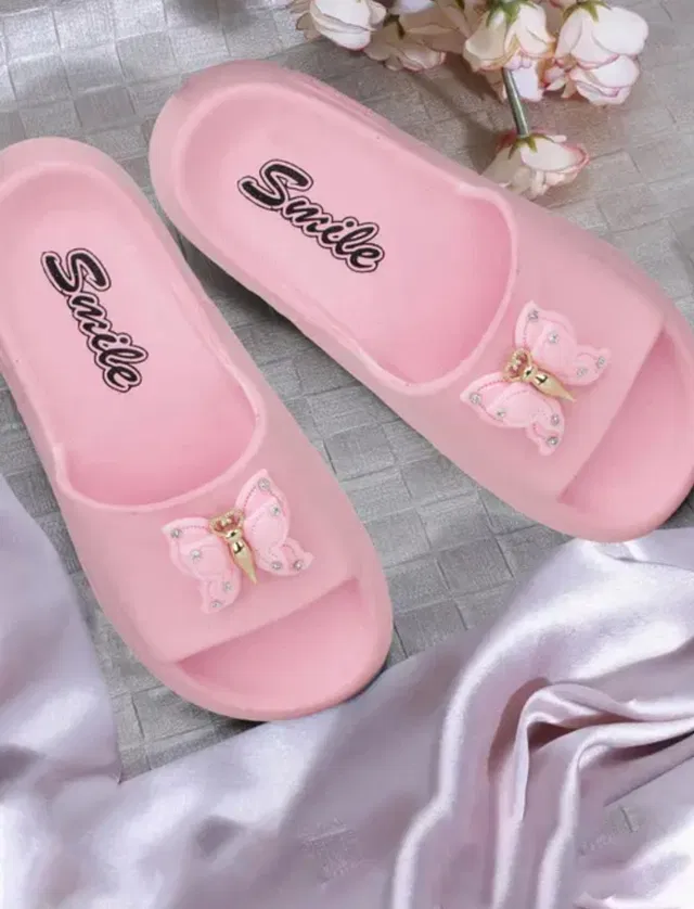 Eva butterfly Women Slides