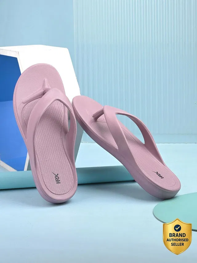 HRX by Hrithik Roshan Women Ultra-Lightweight & Flexible EVA Slip-On for All-Day Comfort Slippers