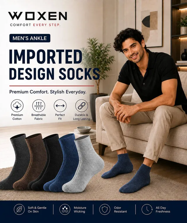 WOXEN Men Ankle Length