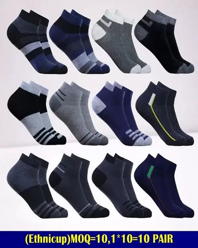Cavendres Men Self Design Ankle Length