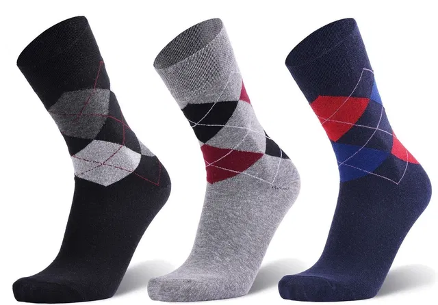 ANCHOR Men Argyle Mid-Calf/Crew