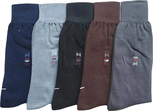 VAPINDIA Men Solid Mid-Calf/Crew
