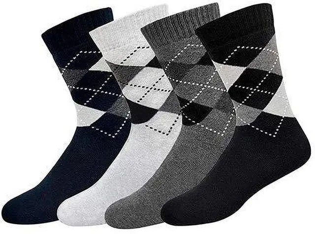 BASKESTHIP Men Argyle Calf Length