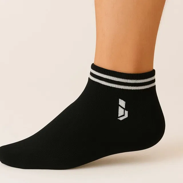 Bahuzo Men Solid, Striped Ankle Length