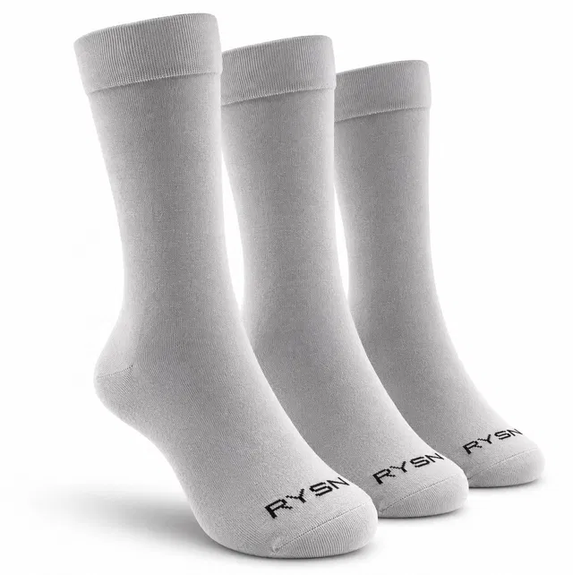 RYSN Men Solid Calf Length