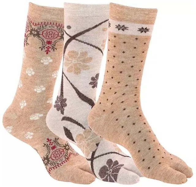 ATTRACTIVE Women Self Design Mid-Calf/Crew