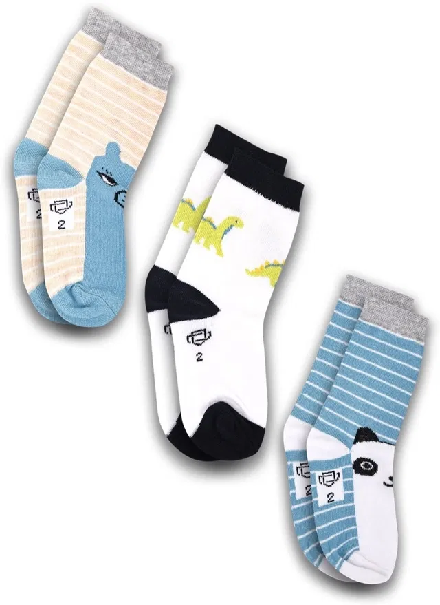 Dollar Baby Boys & Baby Girls Self Design Mid-Calf/Crew