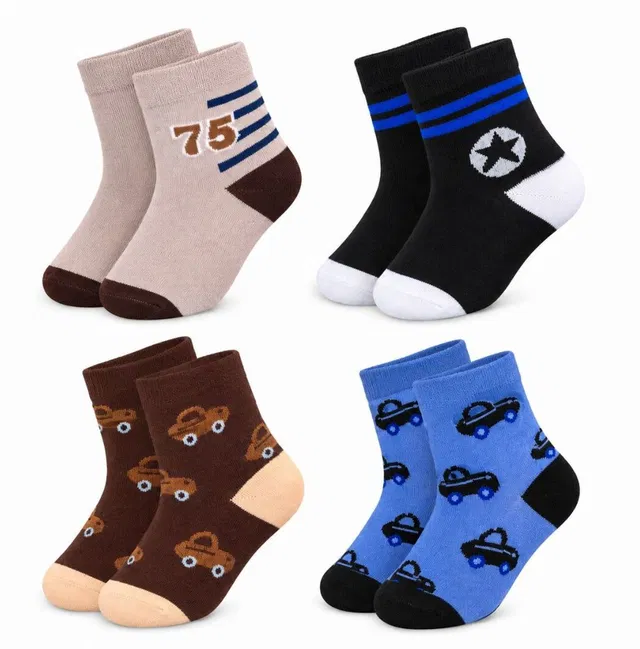 Nihvi Boys & Girls Printed Ankle Length