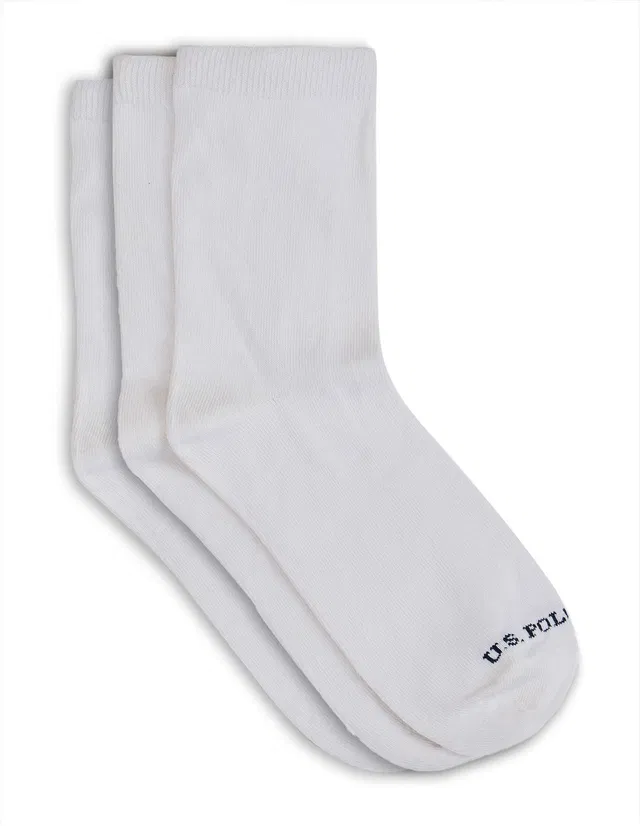 U.S. POLO ASSN. Boys Solid Calf Length