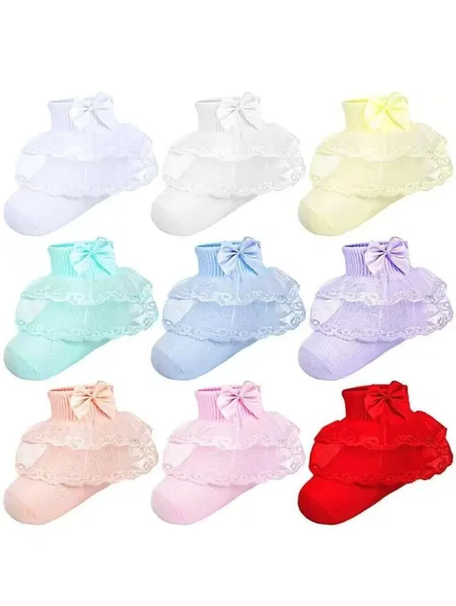 Honze Baby Girls Solid Ankle Length