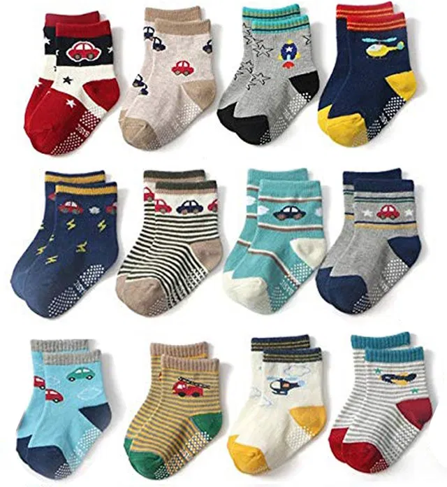 KidBee Baby Boys & Baby Girls Printed, Self Design, Geometric Print, Striped Ankle Length