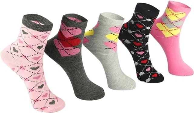 PRIMESOX MOVE ON Girls Printed Mid-Calf/Crew