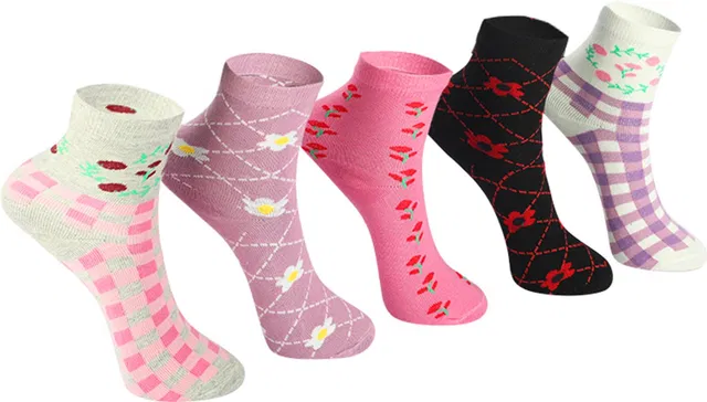 PRIMESOX MOVE ON Girls Printed Mid-Calf/Crew