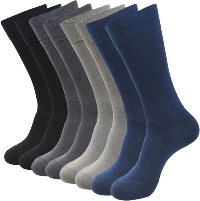VibeMatch Men & Women Self Design Mid-Calf/Crew
