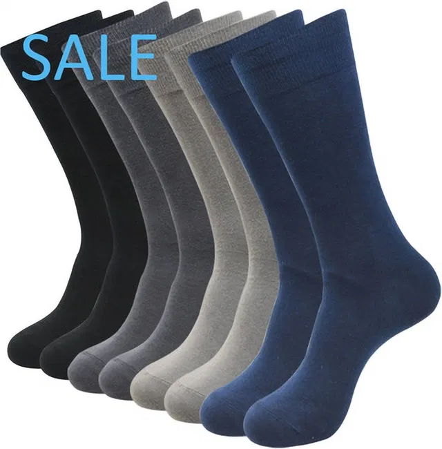 VibeMatch Men & Women Self Design Mid-Calf/Crew