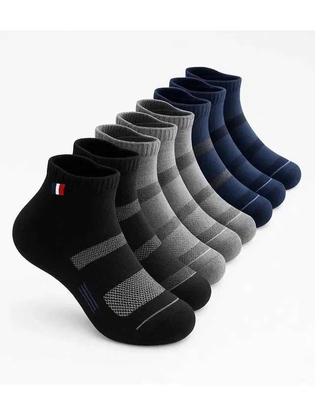 Bahuzo Unisex Self Design, Solid Ankle Length