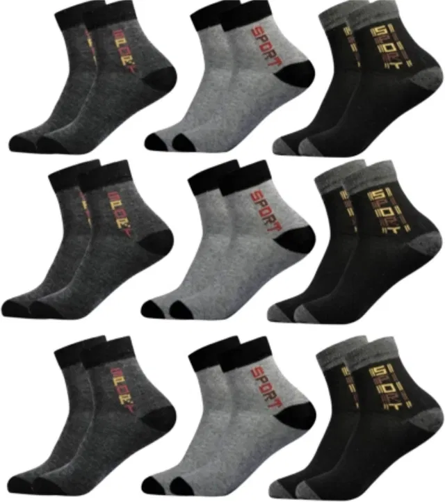 Uvlog Men & Women Printed Ankle Length, Mid-Calf/Crew
