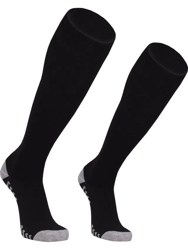 HEBTROCO Men & Women Solid Knee High