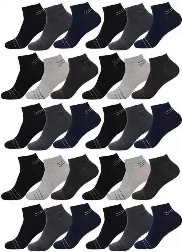 ABC Men & Women Striped Low Cut