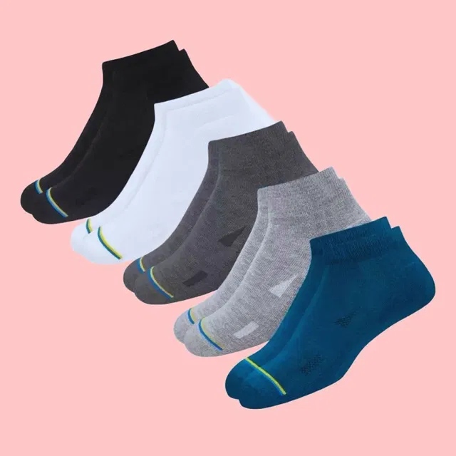 MJE Men & Women Solid Ankle Length, Peds/Footie/No-Show
