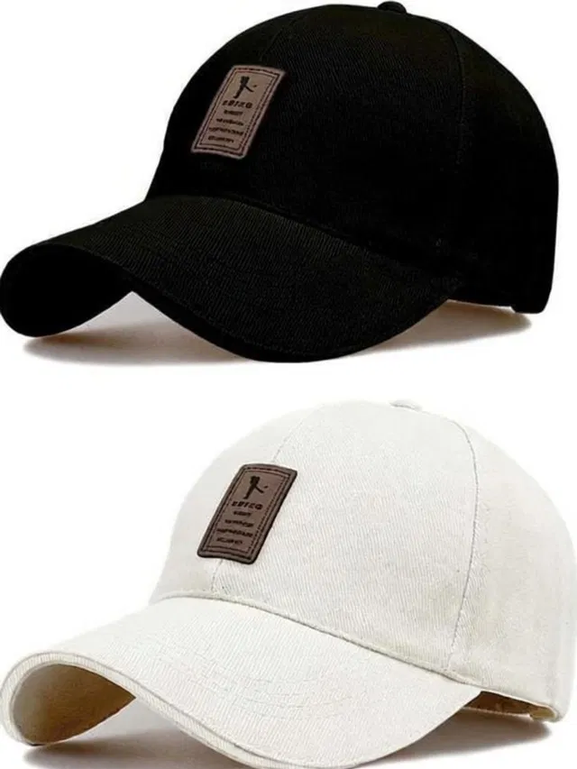blutech Self Design, Solid, Embroidered Sports/Regular Cap