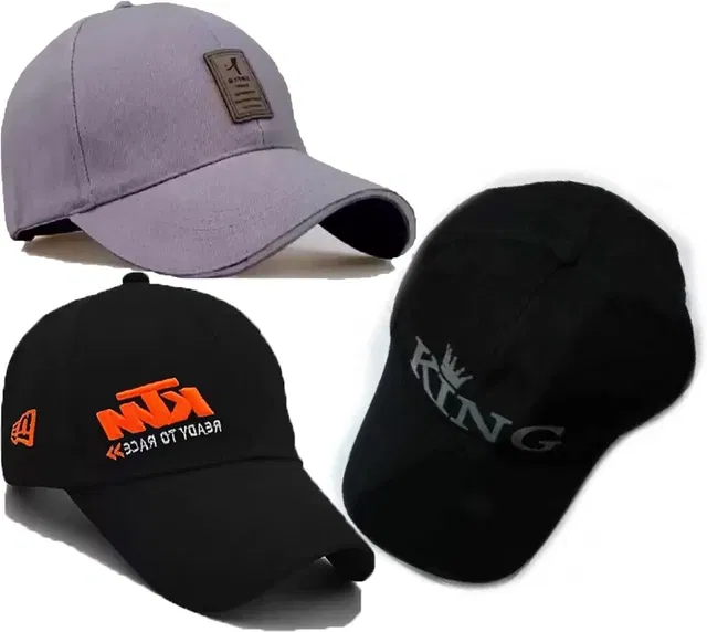 selloria Solid, Self Design, Embroidered Sports/Regular Cap