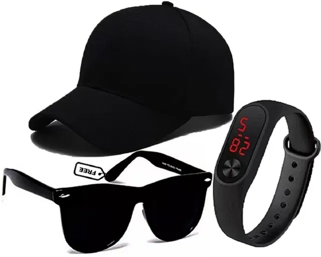 FLEXCY Embellished, Solid, Self Design Sports/Regular Cap