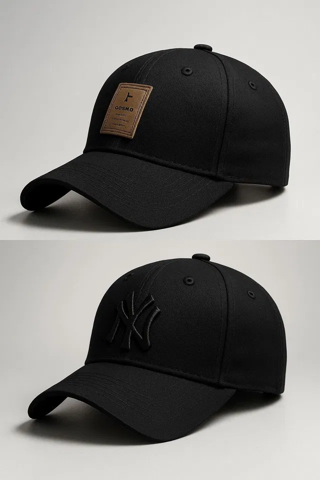 selloria Solid, Self Design, Embroidered Sports/Regular Cap